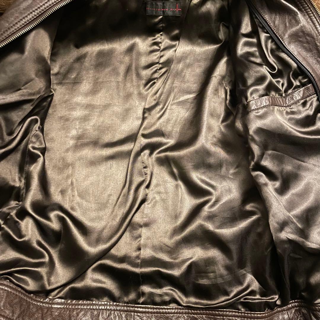 00s archive leatherjaket 細身 ギミック ダークウェア