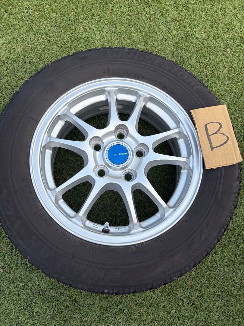 冬タイヤホイールセット 195/65R15 ブリヂストンECO FORME