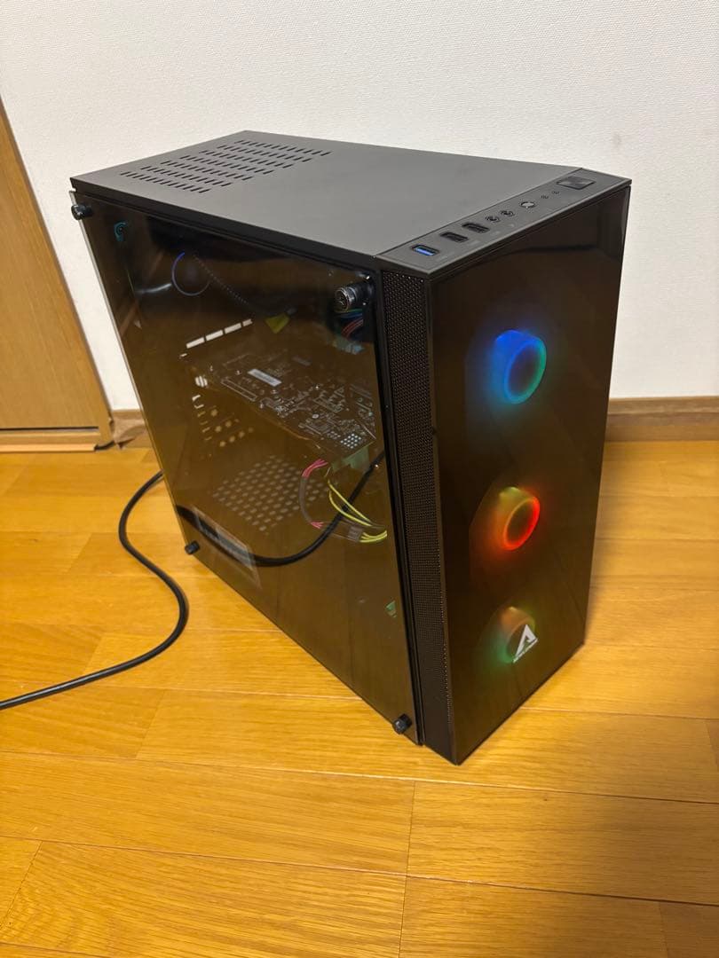 まあまあ光る！簡易水冷もついた自作ライトゲーミングPCです！