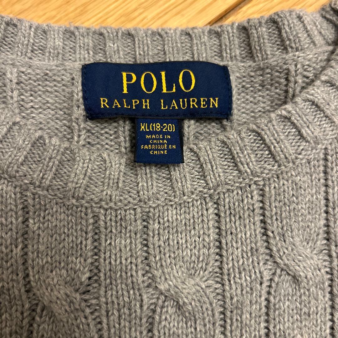POLO RALPH LAUREN ケーブルニット 18-20 XL 170