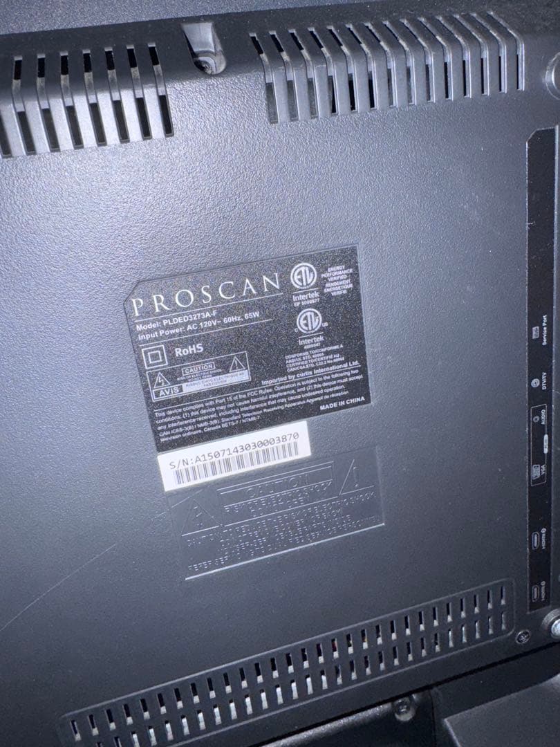 PROSCAN ディスプレイ 本体 32”