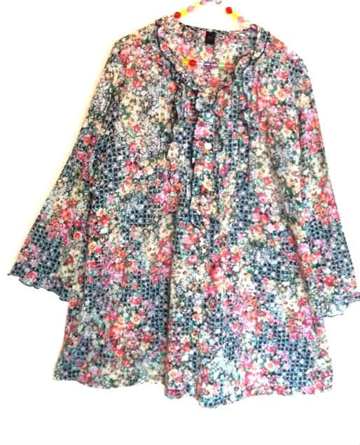 tunic チュニック 鴨居羊子 レディース パジャマ 上下セット フレア