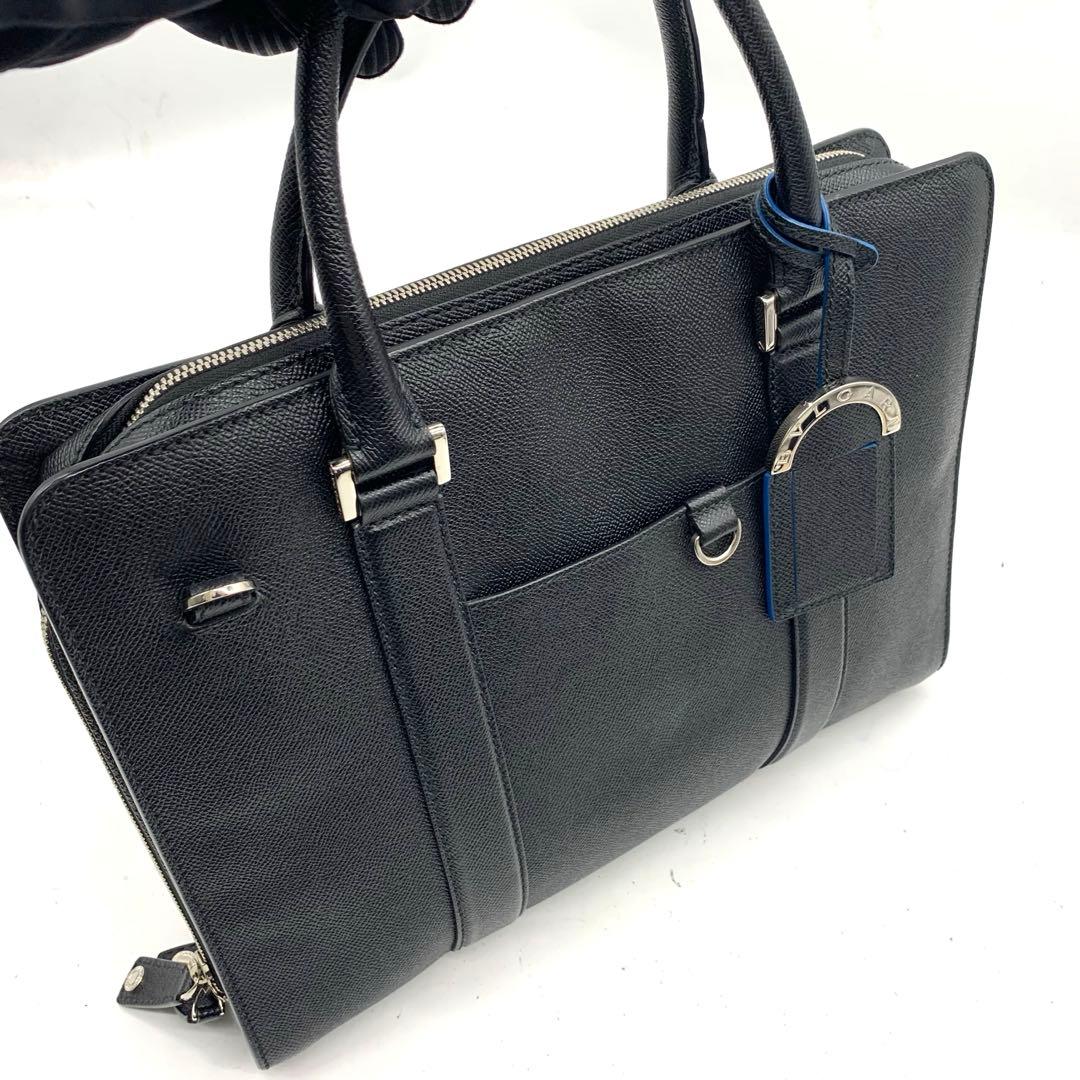 極美品　BVLGARI ブルガリブルガリマン　ブリーフケース　A4 2way