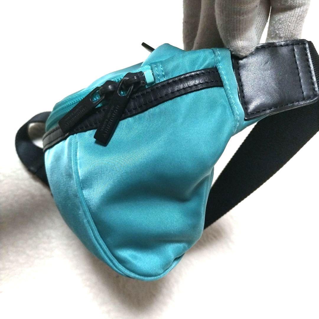 【希少色】バーバリーブラックレーベル ノバチェック ホースロゴ ウエストバッグ