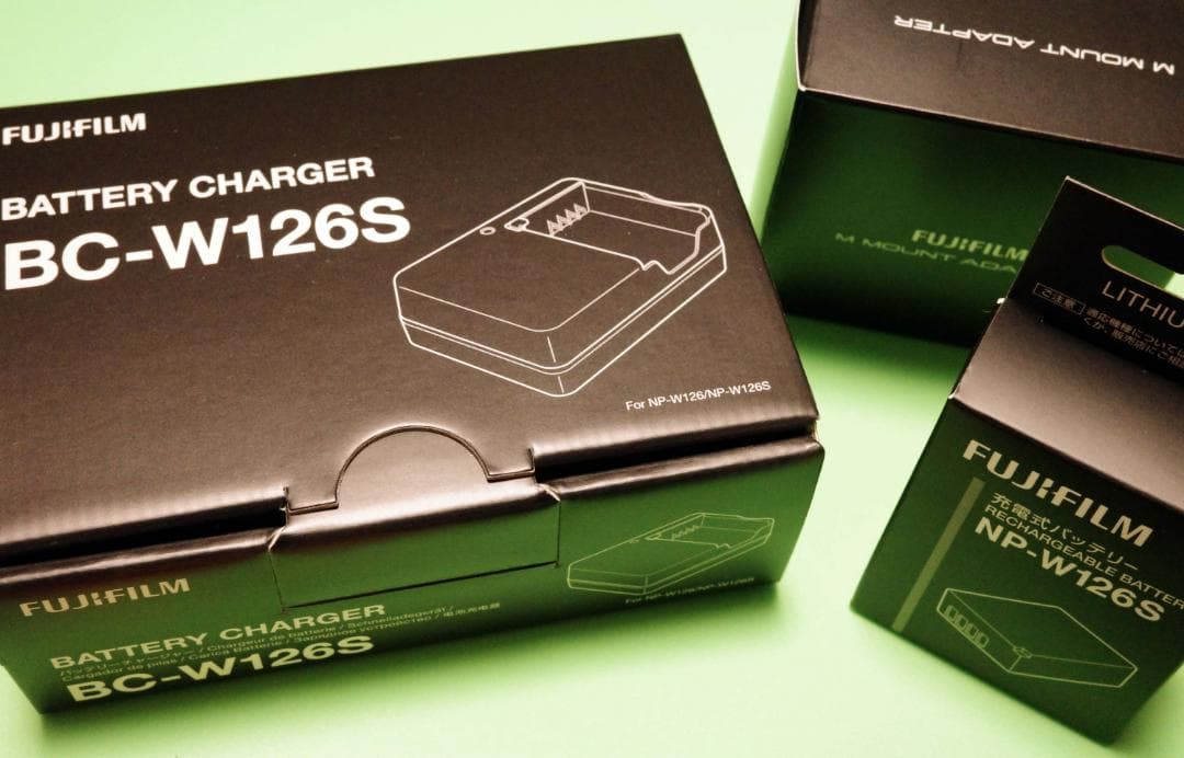 バッテリー NP-W126S・ BC-W126S・M MOUNT ADAPTER