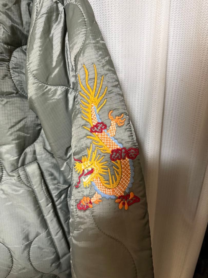 超美品　HOUSTON ナイロンリップベトナムジャケット　XL