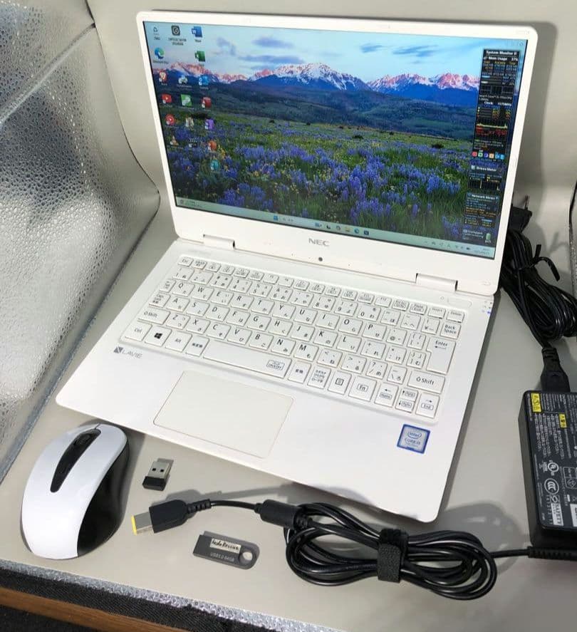 超軽量小型モバイルNEC LAVIE Direct PC Win11/256GB