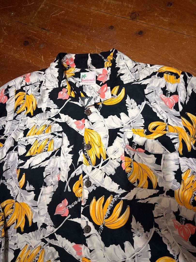 80's Reminiscence レミニッセンス ハワイアン アロハシャツ M