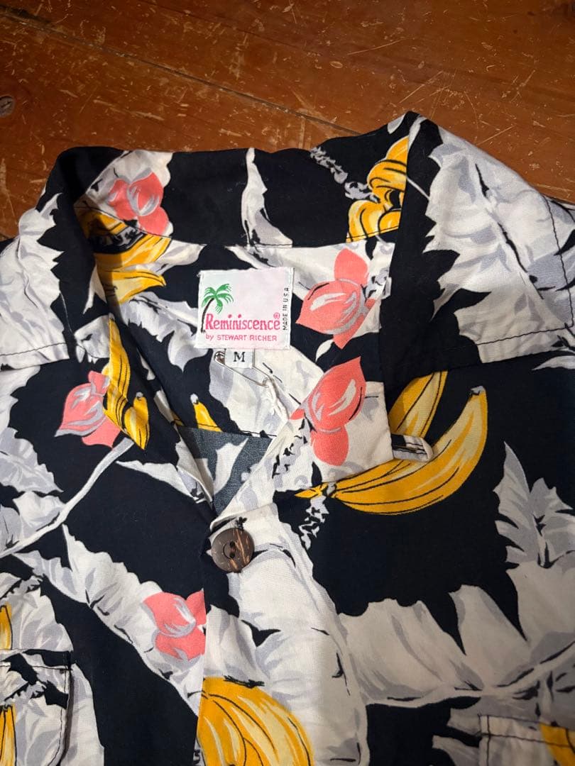 80's Reminiscence レミニッセンス ハワイアン アロハシャツ M