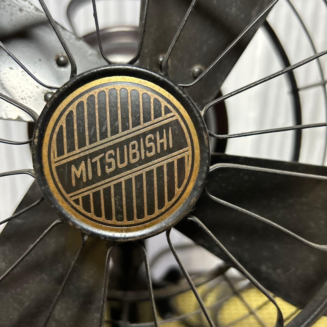 三菱レトロ　扇風機　４枚羽