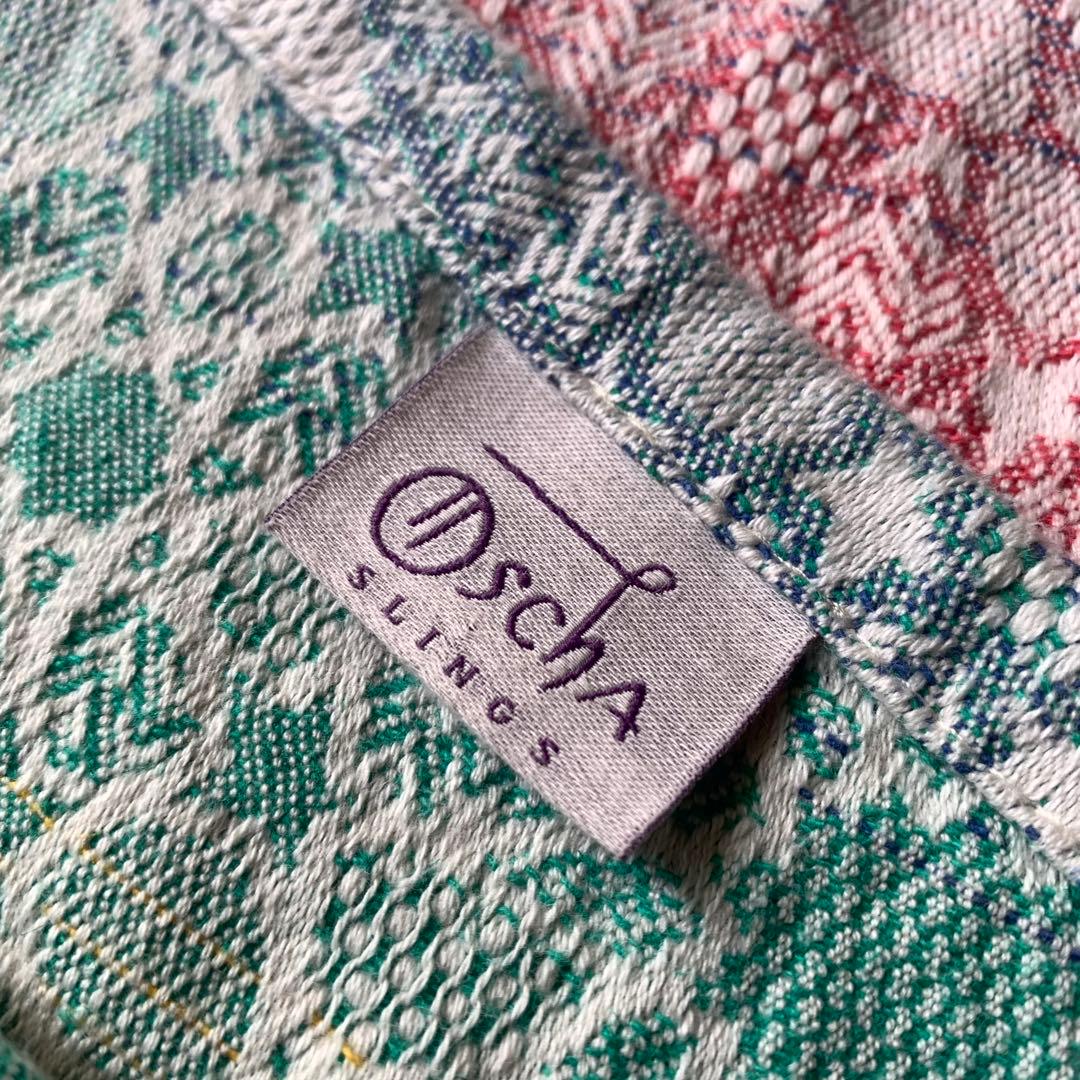 オーシャ oscha ベビーラップ　size4 hemp rainbow