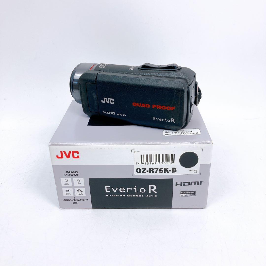 JVC ハイビジョンメモリームービー EverioR GZ-R75K-B