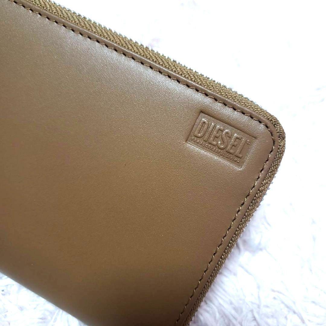 DIESEL ディーゼル 型押し ラウンドファスナー 長財布 新品未使用