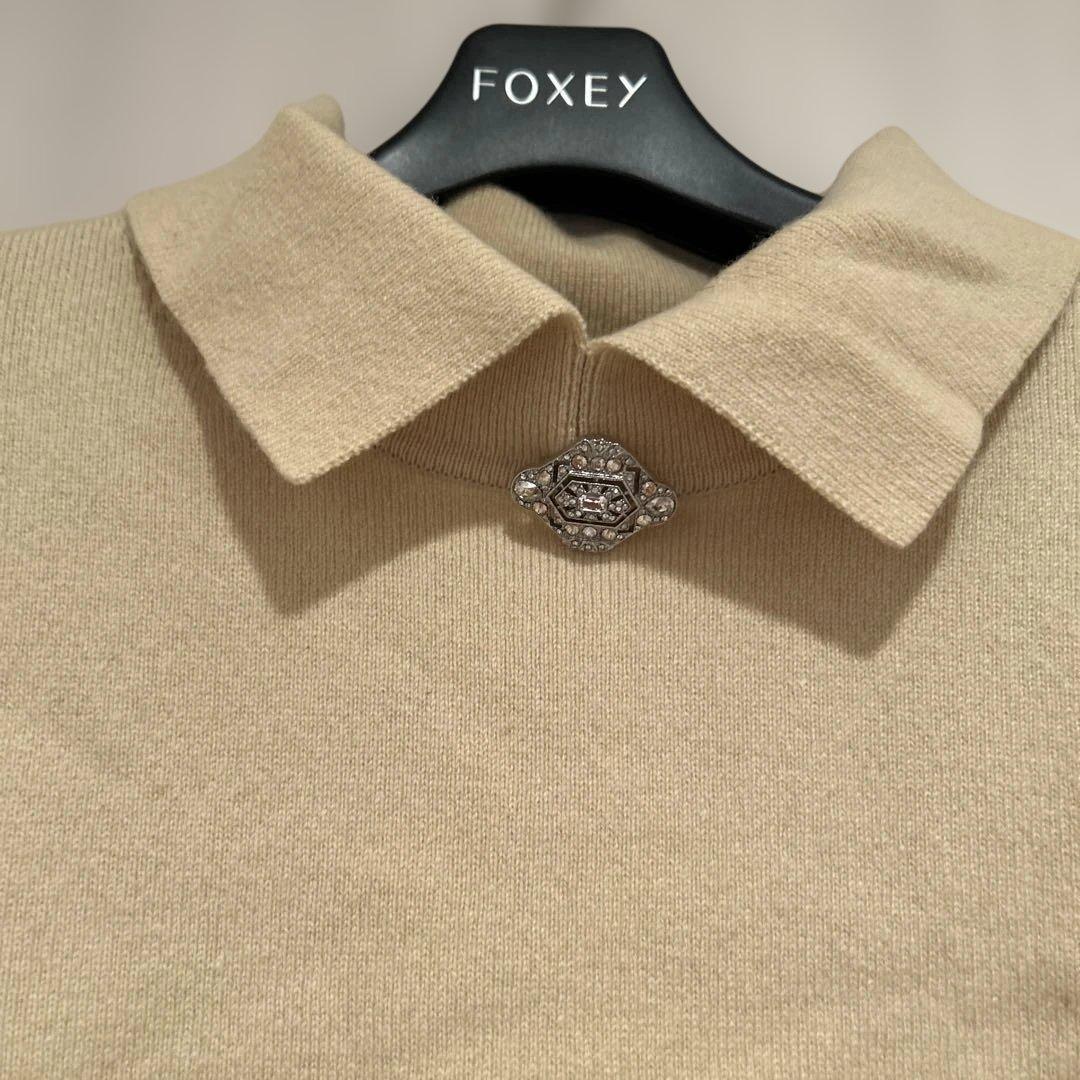 FOXEY 襟付きニット