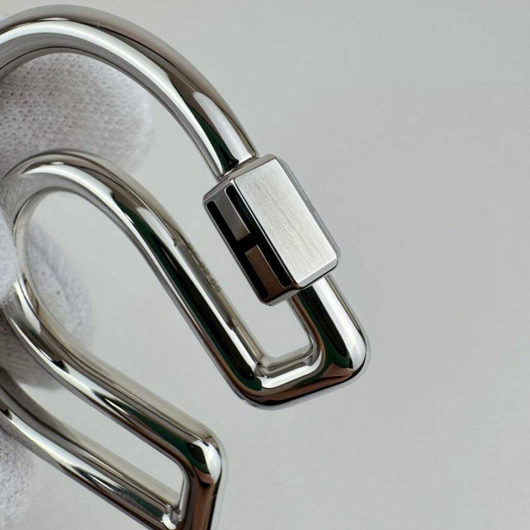 新品　HERMES エルメス　キーホルダー フェール・ア・シュヴァル　ブラック