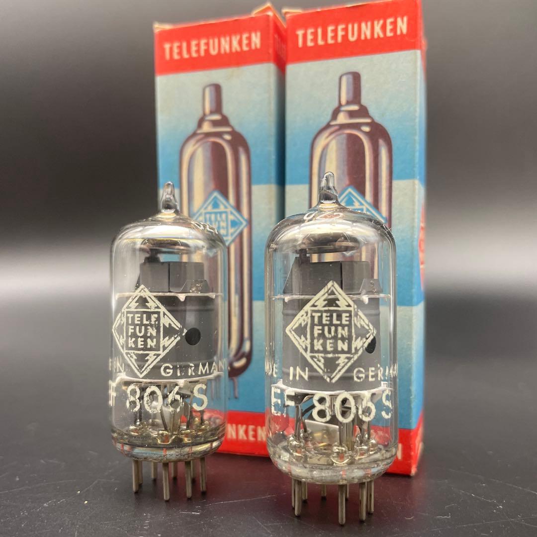 【未使用◇あり】EF806S TELEFUNKEN ワンペア 真空管 (188)