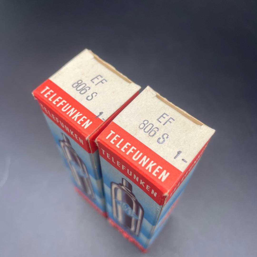 【未使用◇あり】EF806S TELEFUNKEN ワンペア 真空管 (188)