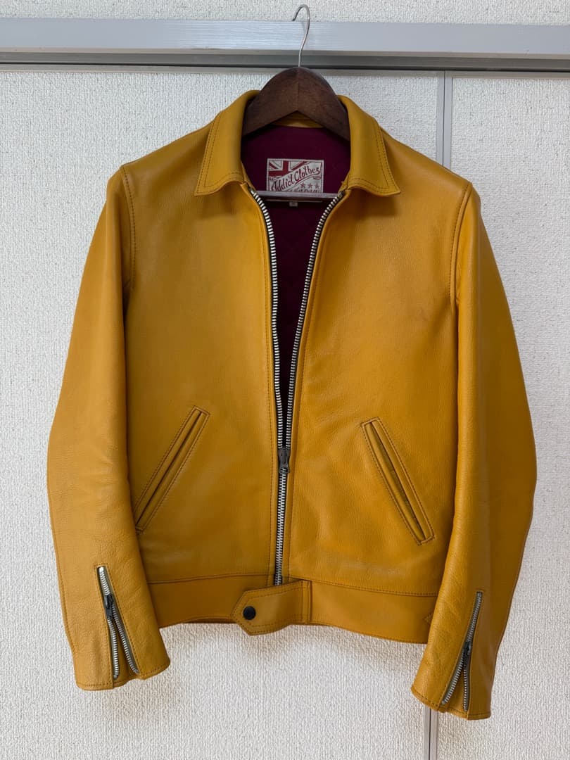 ガ*ク様 ADDICT CLOTHES　AD-01　36　牛革　yellow
