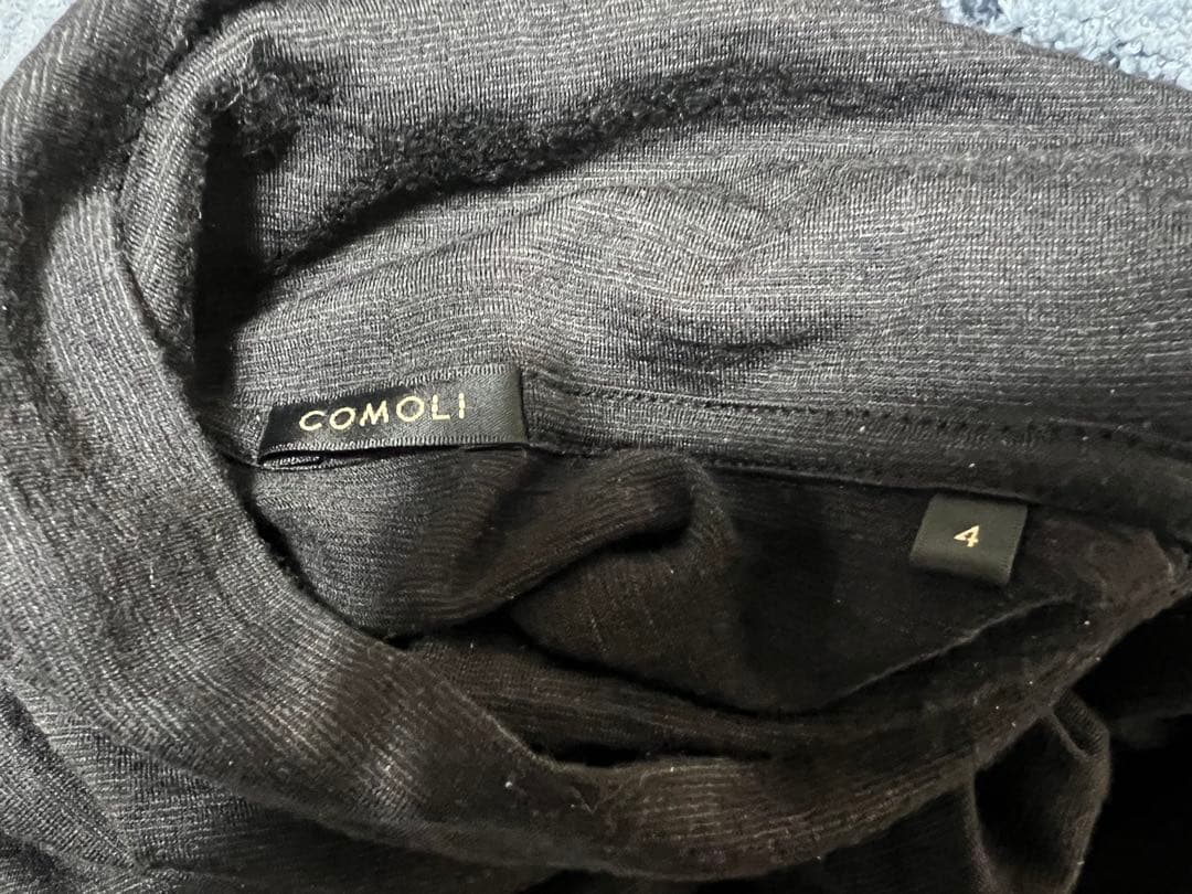 24aw ウール天竺長袖タートルネック　size4