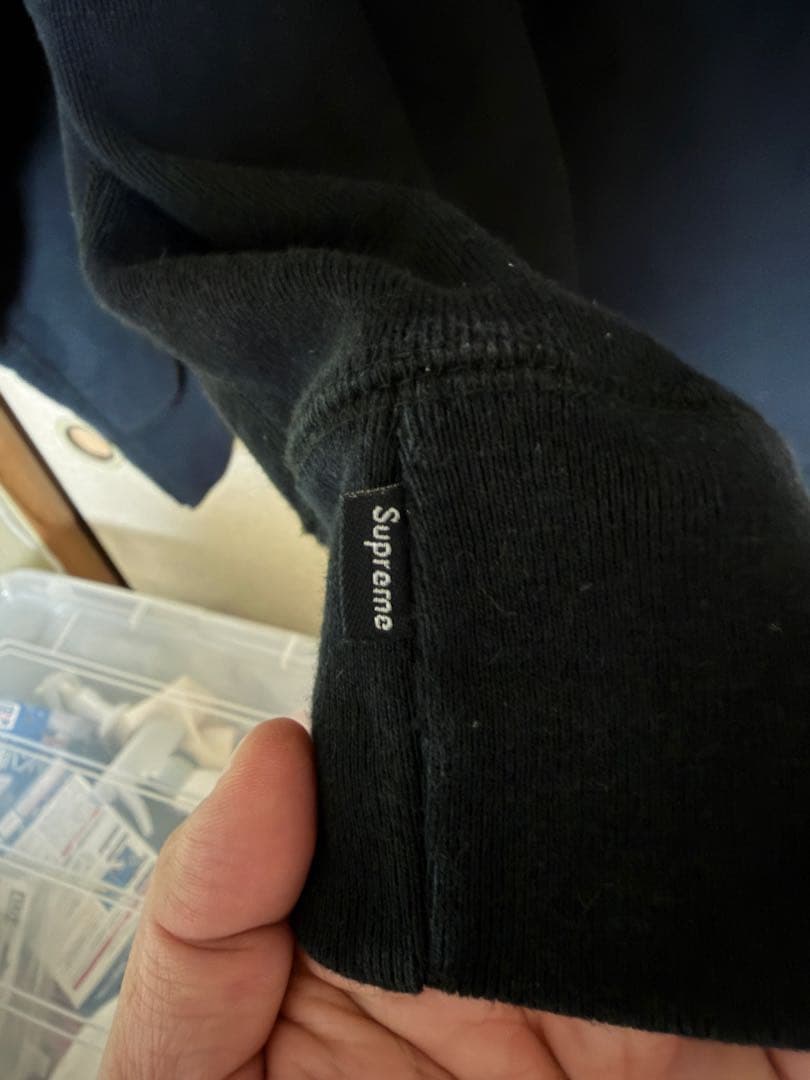 Supreme ブラック パーカー Sサイズ