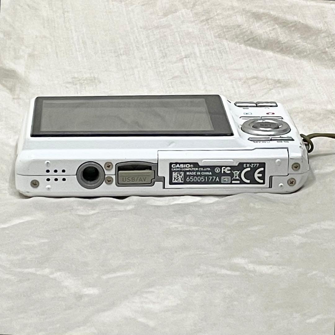 動作確認済 カシオ EXILIM Z77 7.2MP デジタルカメラ ホワイト