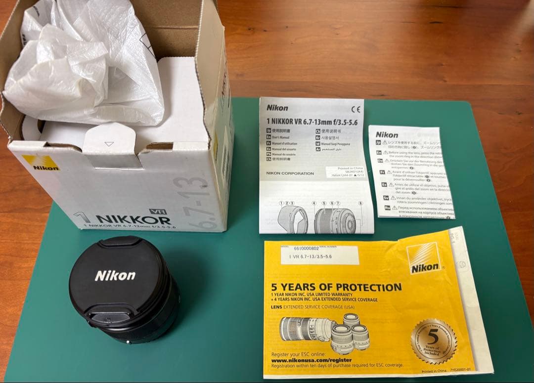 Nikon 1 NIKKOR 6.7-13mm f/3.5-5.6 ズームレンズ