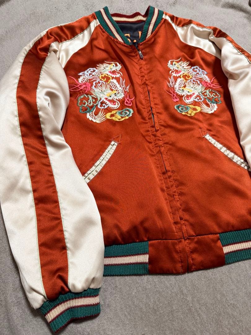 ２面用 テーラー東洋 USS 龍鷲 日本限定 スカジャン unisex サテン