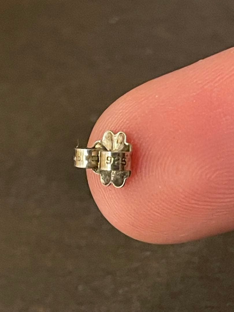 極美品Tiffany バンブー ピアス シルバー925 オールドティファニー