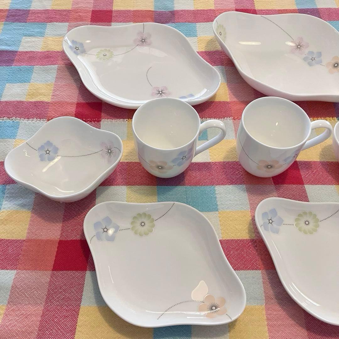 ノリタケ ボーンチャイナ／オーバル 菱形 プレート ボウル マグカップ