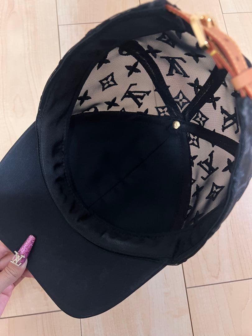Louis Vuitton ブラック ベースボールキャップ