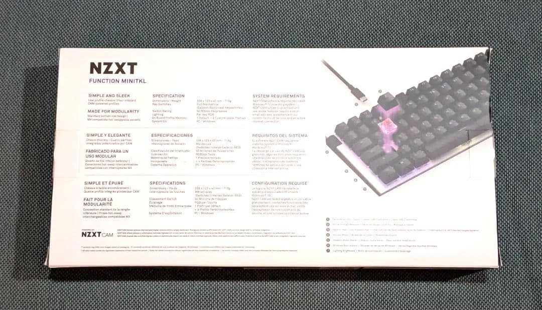 NZXT Function MiniTKL キーボード 本体