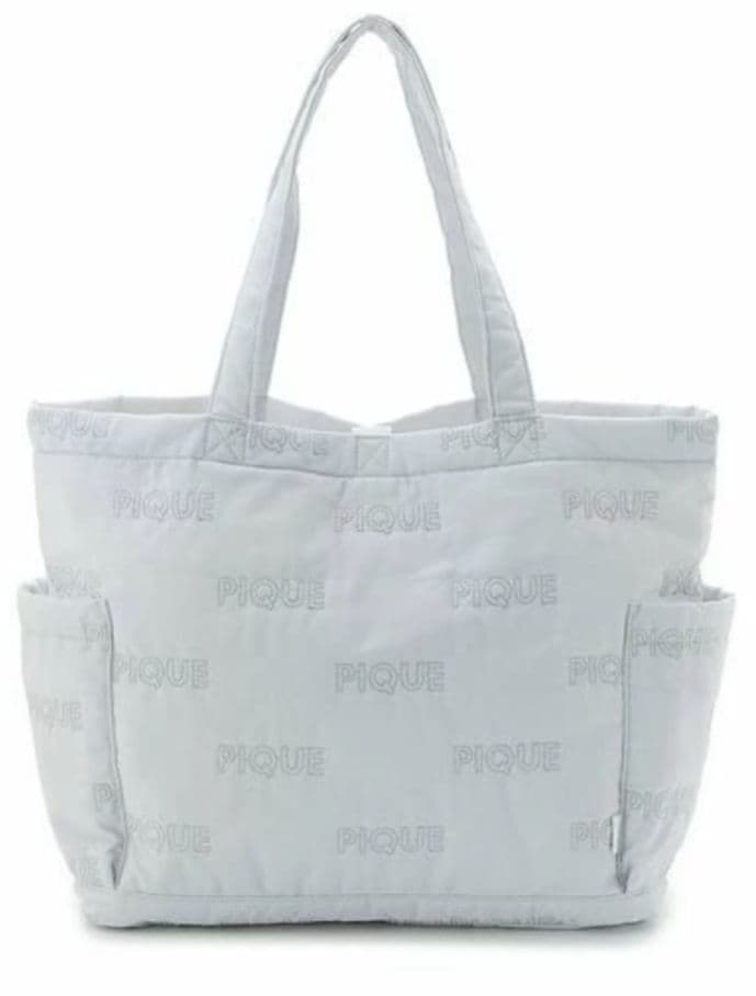 【即購入OK新品タグ付】ジェラートピケマザーズバッグ パパ共有可能のブルー