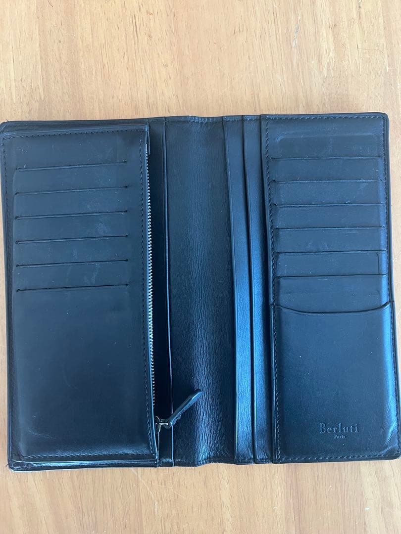 Berluti ブラックレザー 長財布