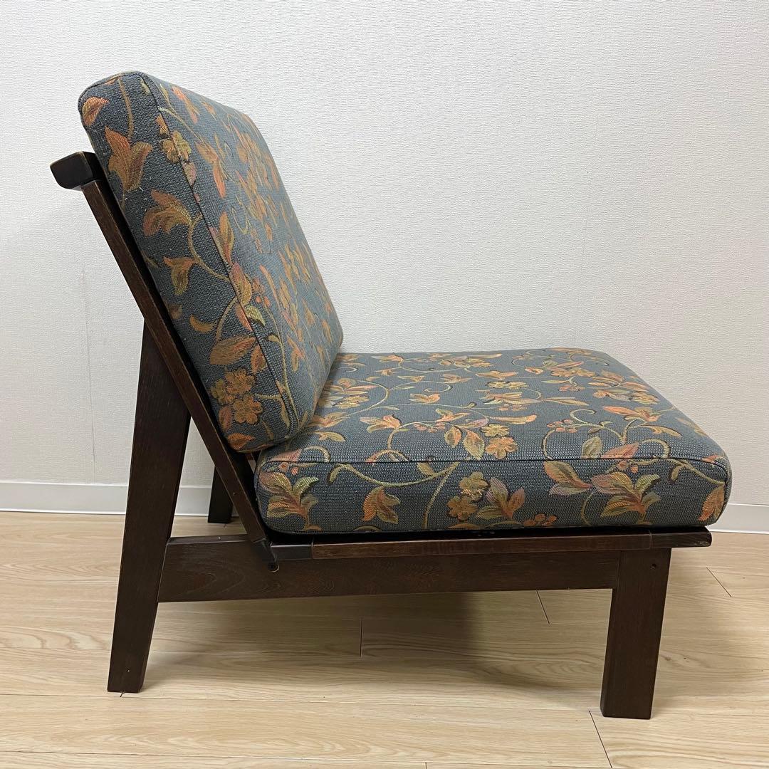 希少 美品 カリモク karimoku ローチェア 椅子 ①