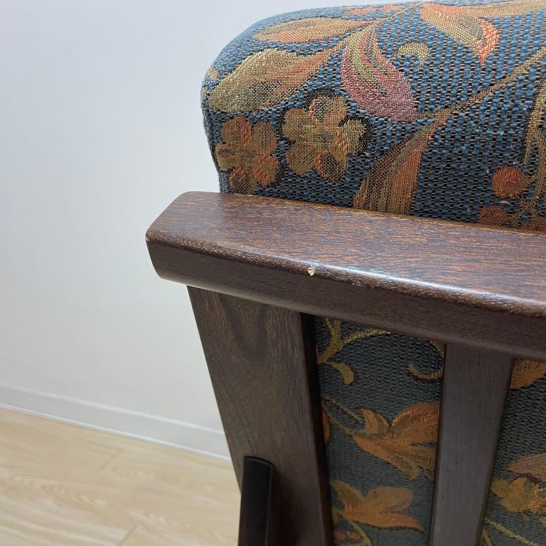 希少 美品 カリモク karimoku ローチェア 椅子 ①