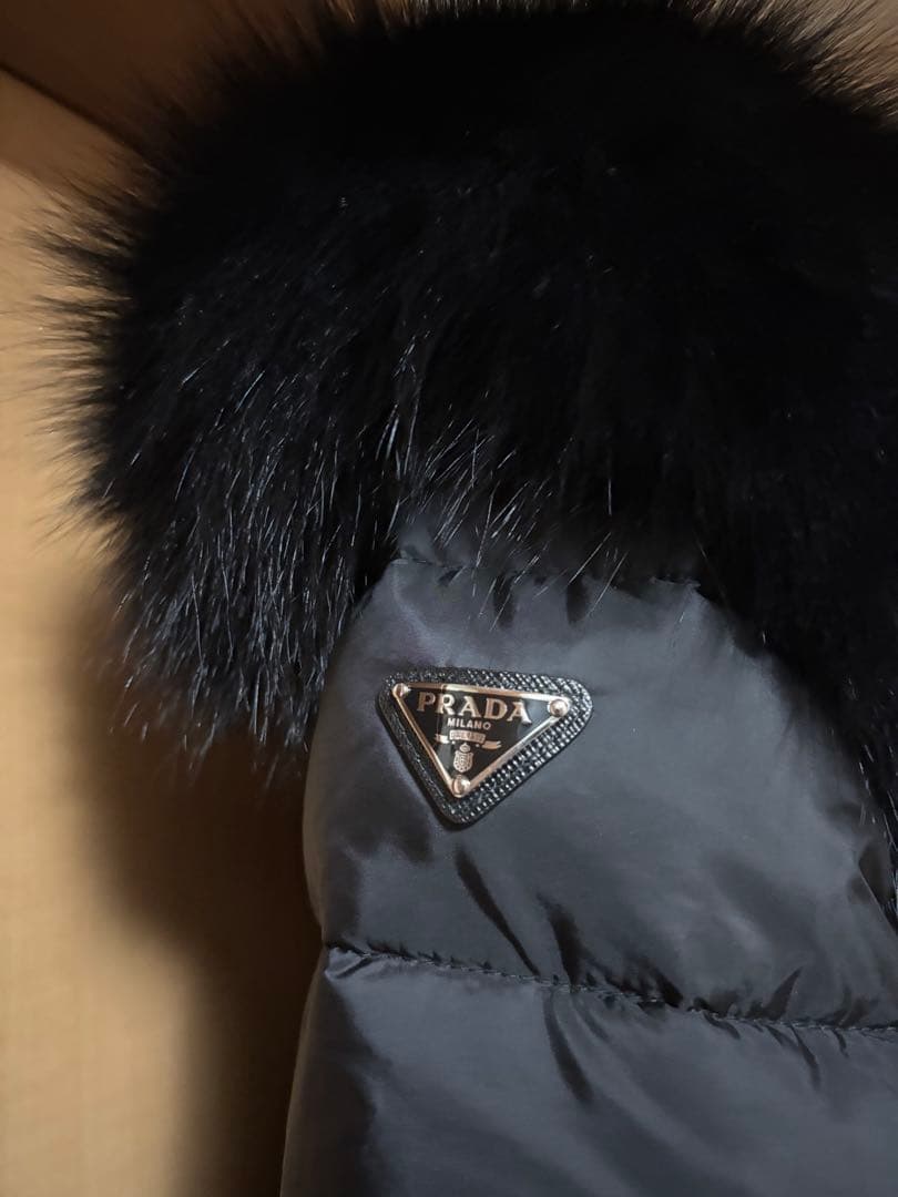 プラダフォックスファーダウンコート　36