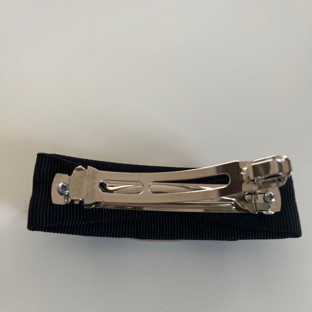 Salvatore Ferragamo 黒リボンヘアクリップ