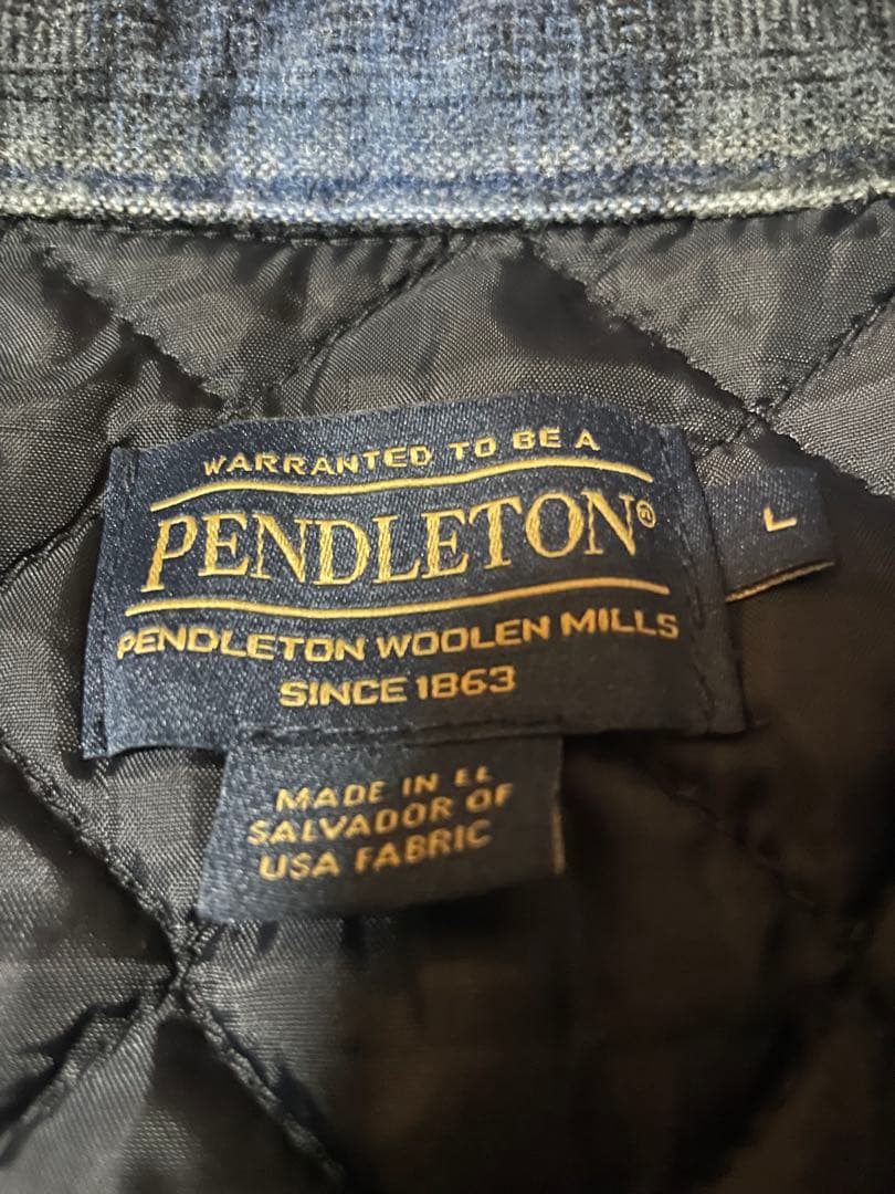 ペンドルトン キルティング ウールシャツ L