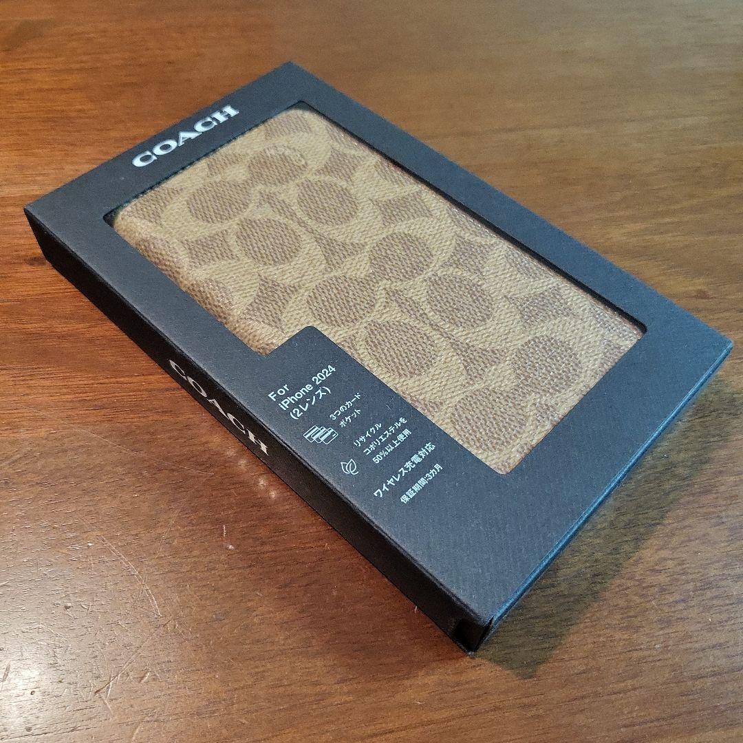 iPhone16 COACH（R）ブックタイプケース