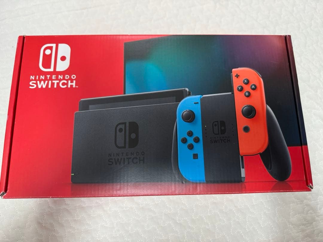Nintendo Switch 本体 赤/青 付属品完備 箱あり おまけあり