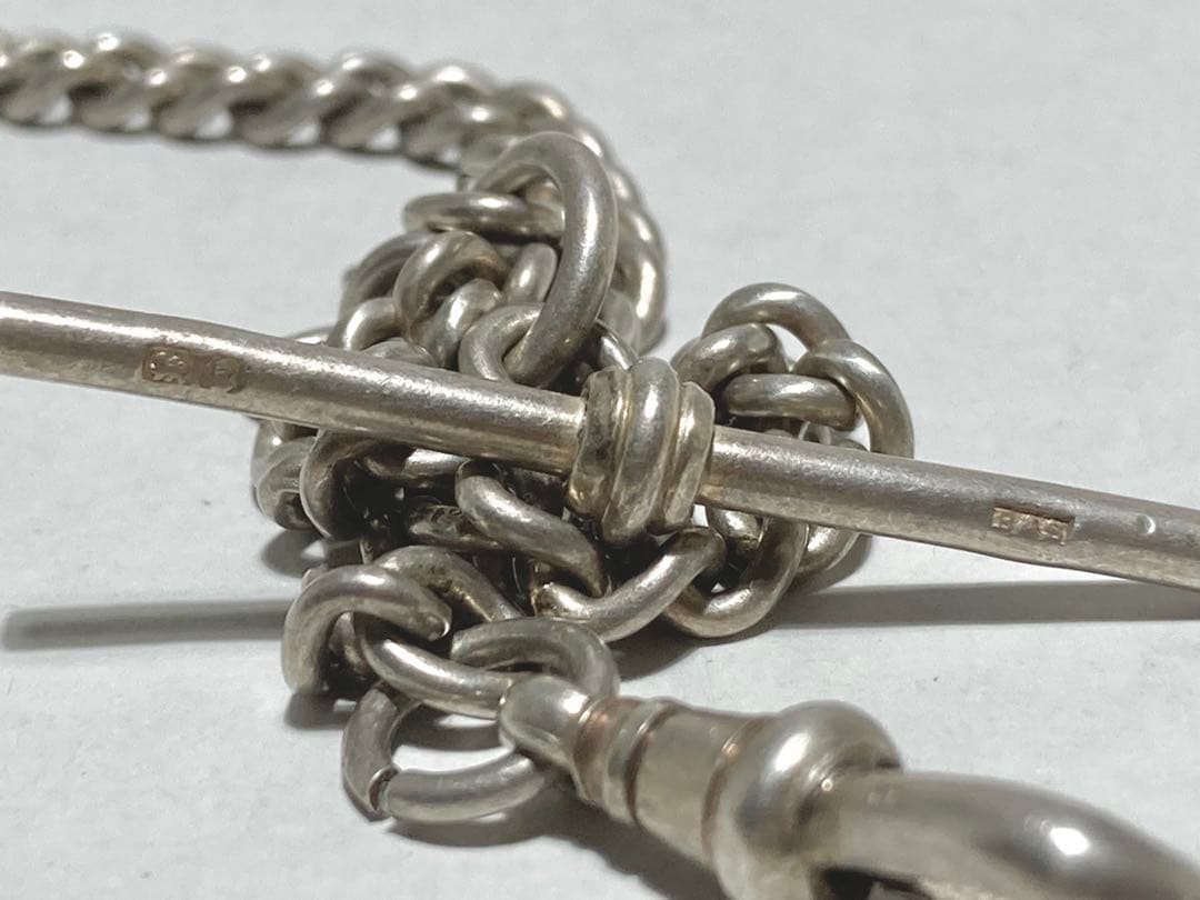 純銀製*アルバートチェーン 1927 *スターリングシルバー(925銀)