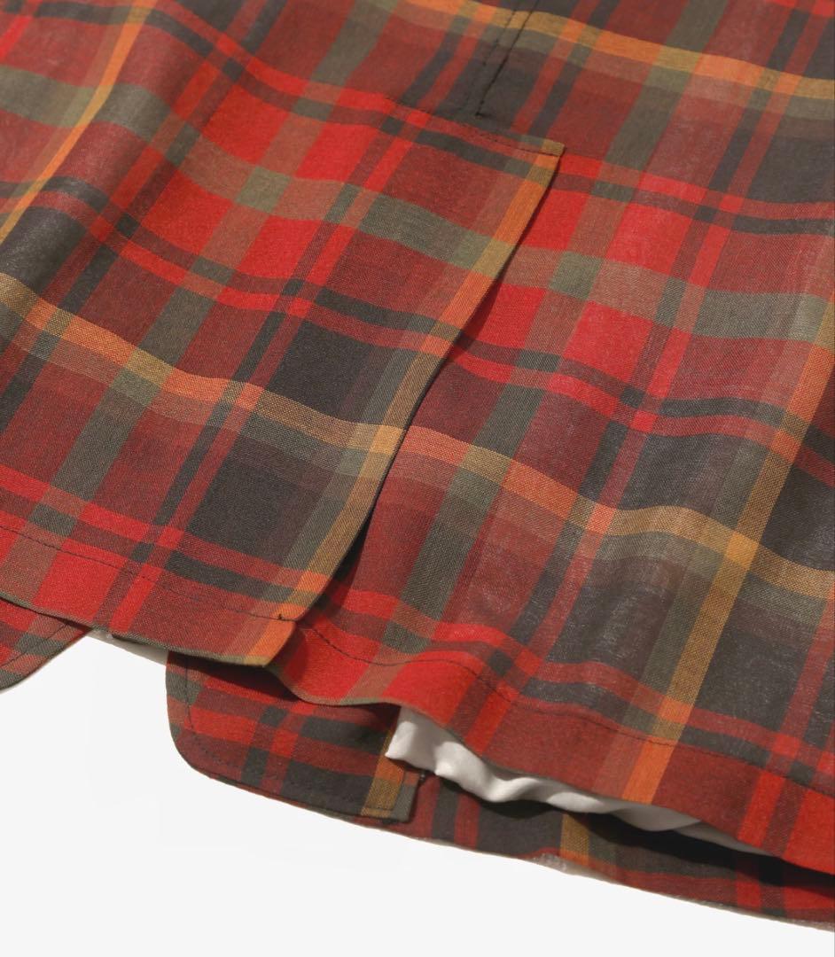 needles W/N MADRAS CHECK 赤　セットアップ　上下セット