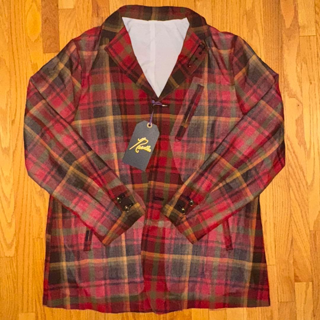 needles W/N MADRAS CHECK 赤　セットアップ　上下セット