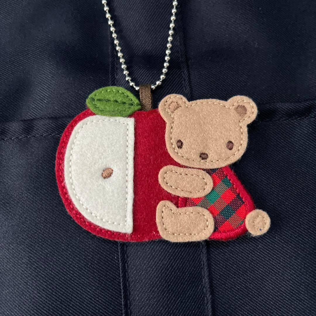 familiar ファミリア　マザーズバッグ ネイビー 赤チェック柄