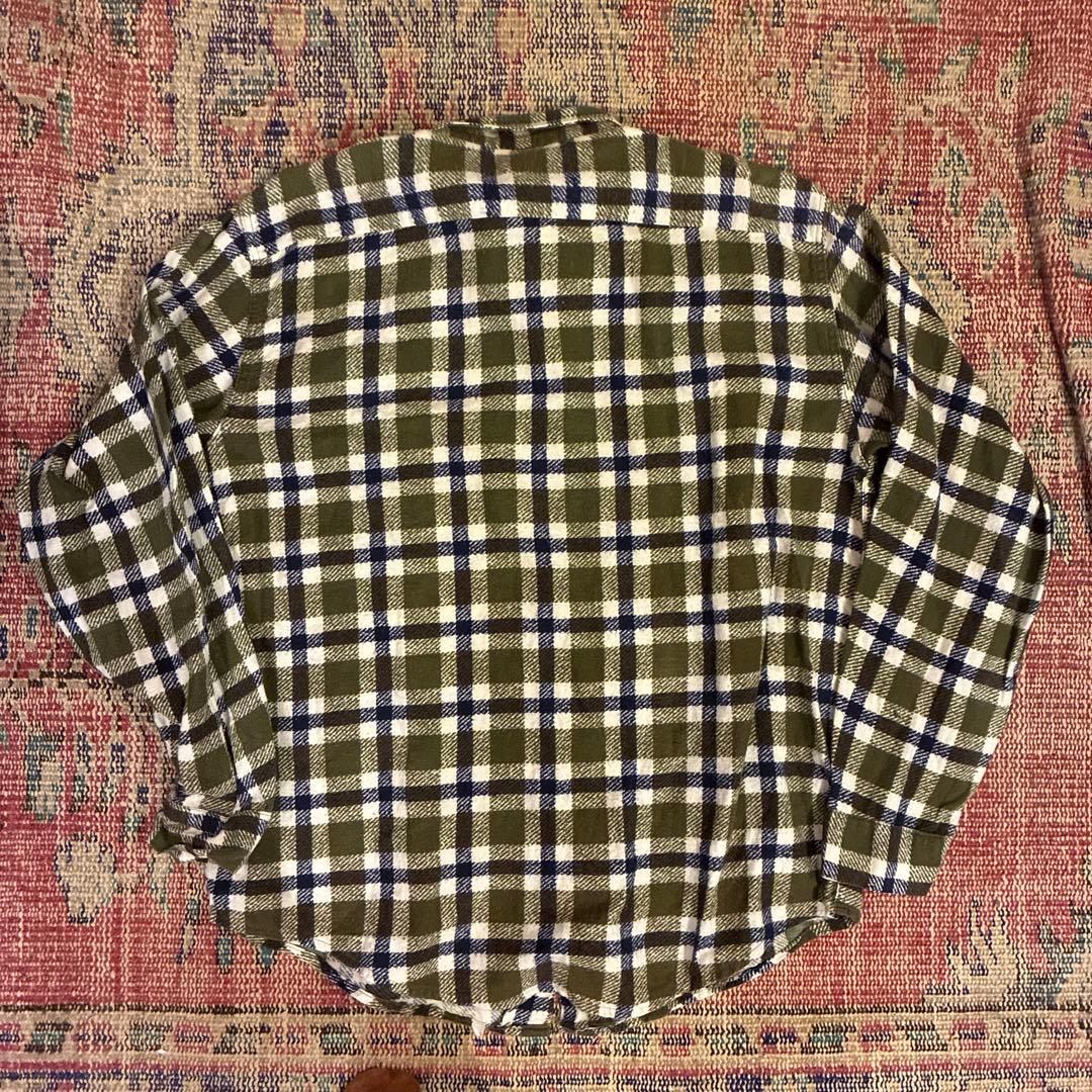 60s brent ブレント　ネルシャツ　プリント　ヘビネル　マチネル　usa