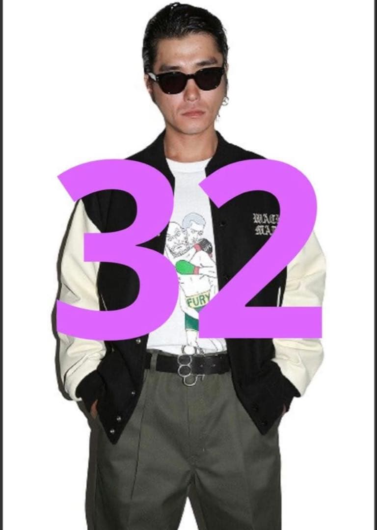 WACKO MARIA Johnny Leather Belt ベルト　32