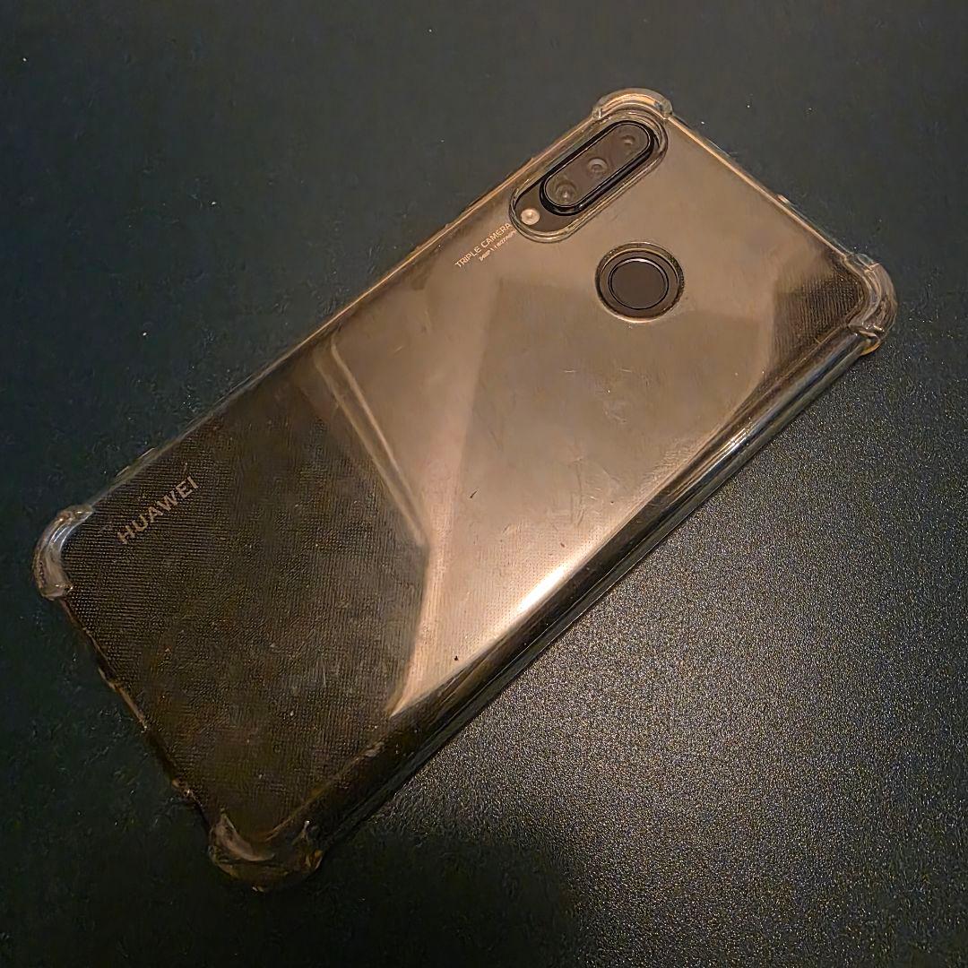美品　HUAWEI　p30 lite 黒　ワイモバイル版