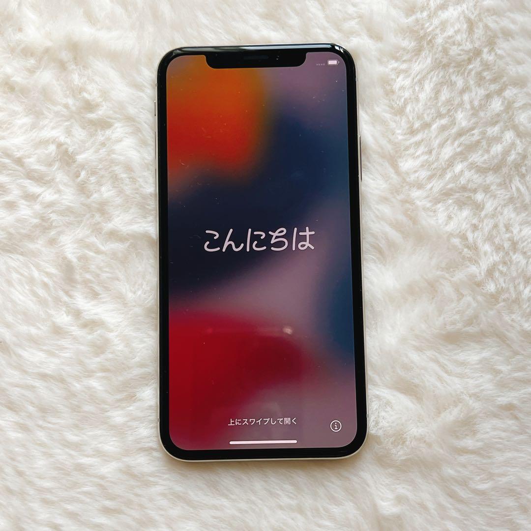 Apple iPhone X シルバー 本体 64GB