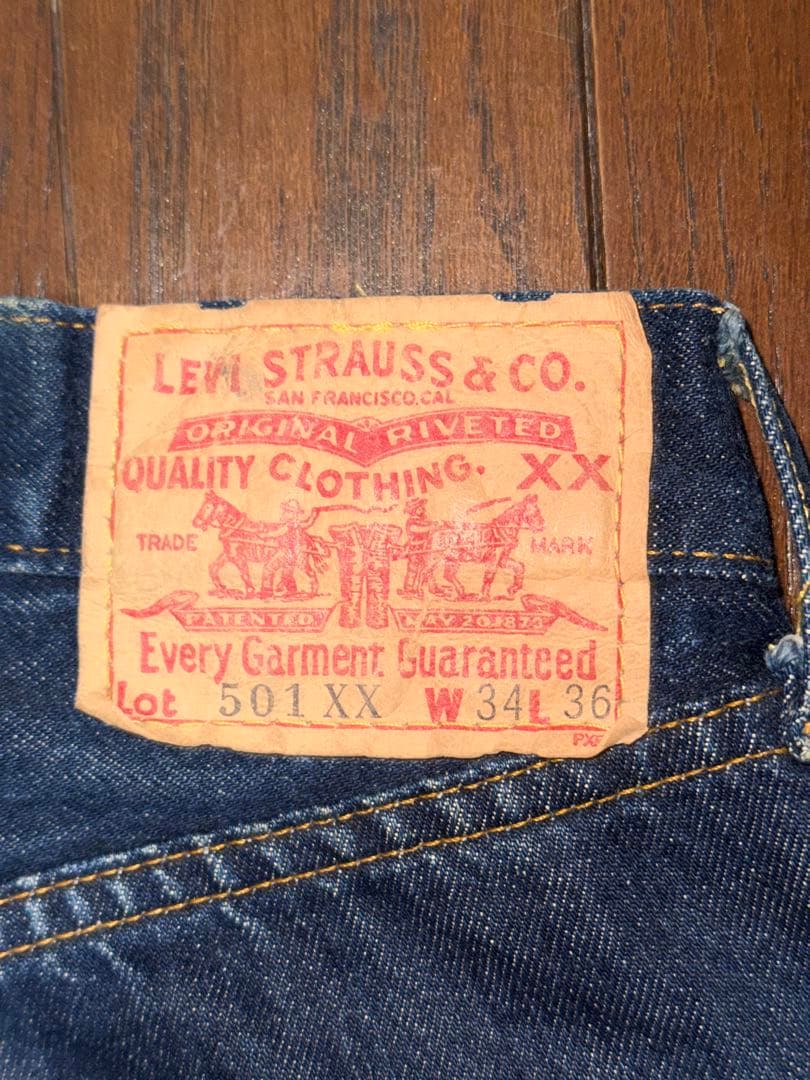 LEVI'S 501 XX デニム W34 L36 ビックE バレンシア製