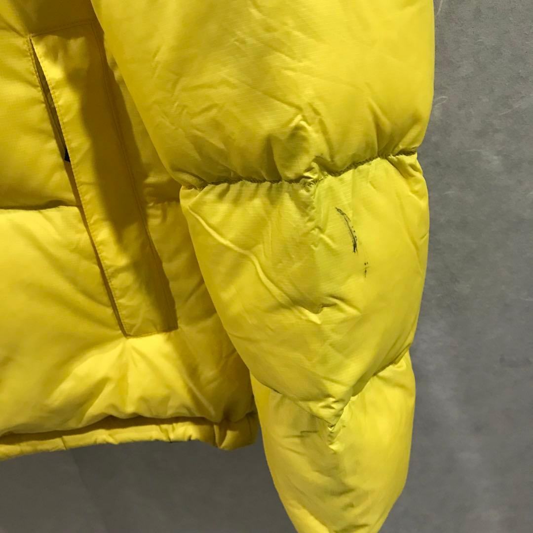 THE NORTH FACE ヌプシ ダウンジャケット 黄黒 L